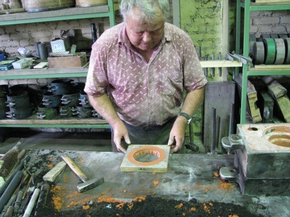 Ein zusätzlicher Sandkernring 